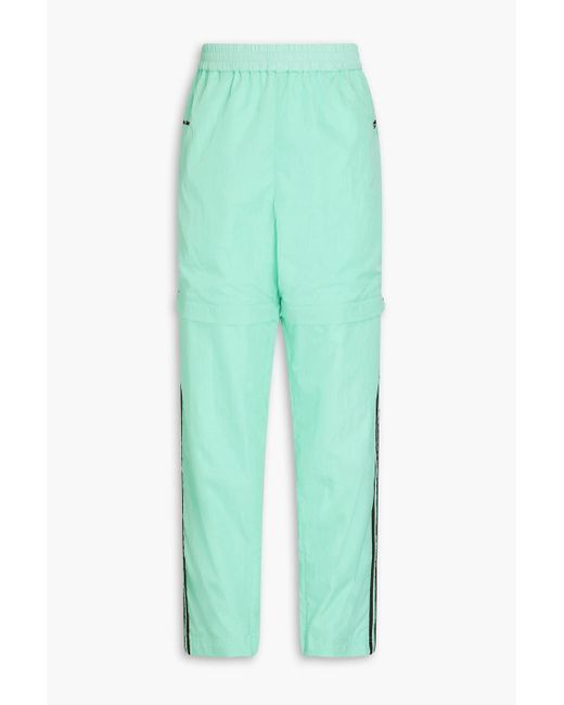 Adidas Originals Green Convertible Shell Track Pants for men