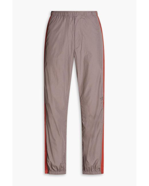 Y-3 Natural Printed Shell Track Pants for men