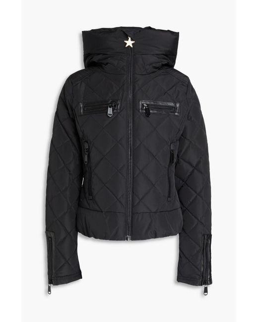 Goldbergh Black Cecile Quilted Down Ski Jacket