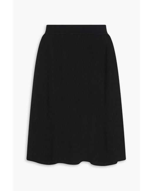 Missoni Black Wool-blend Mini Skirt