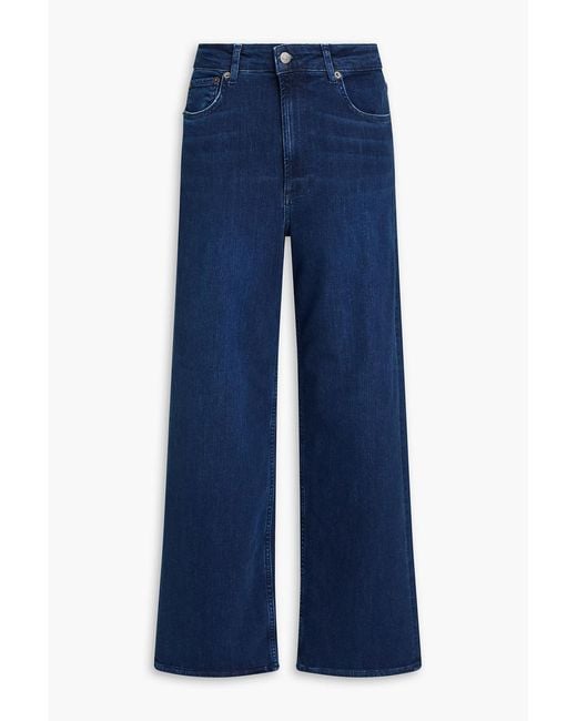 Rails Blue Getty High-rise Wide-leg Jeans