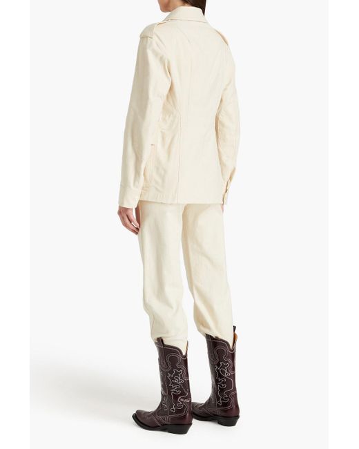 Rag & Bone Natural Lorenz Cotton-sateen Jacket