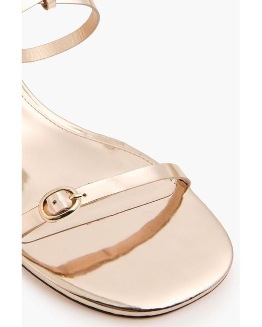 Farm Rio White Sandalen "monstera" aus verspiegeltem leder