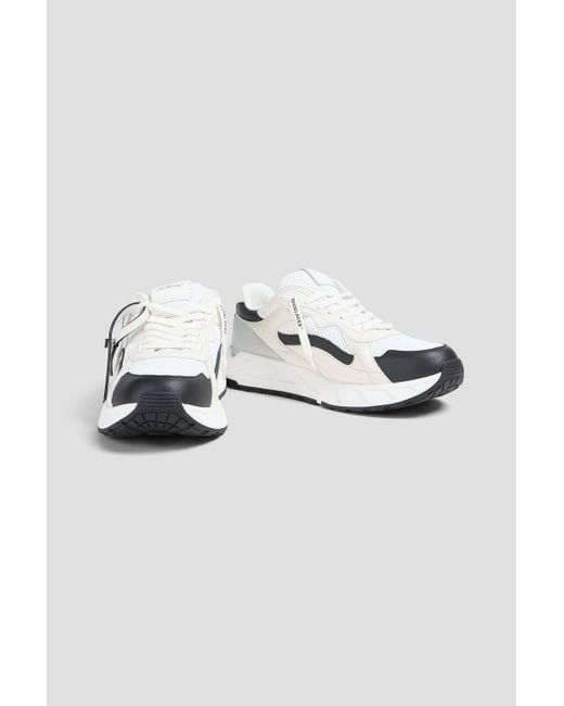Off-White c/o Virgil Abloh Sneakers "runner b" aus perforiertem leder in White für Herren
