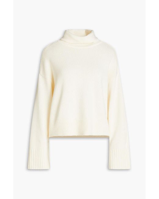 Loulou Studio White Stintino Wool And Cashmere-blend Turtleneck Sweater