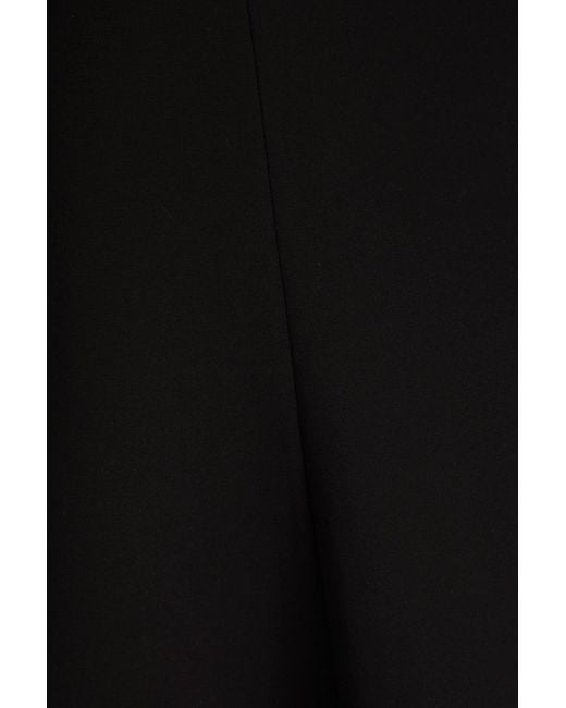 By Malene Birger Black Atlee Flared Crepe Skirt