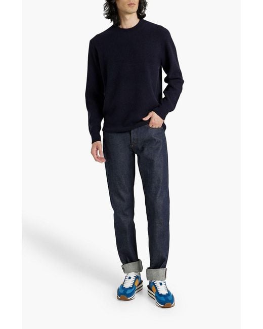 Alex Mill Blue Jordan Cashmere Sweater for men