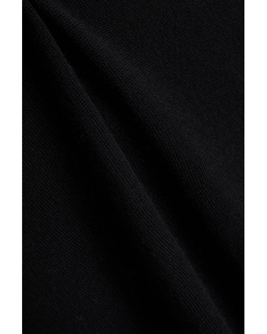 Zimmermann Black Wool Turtleneck Midi Dress