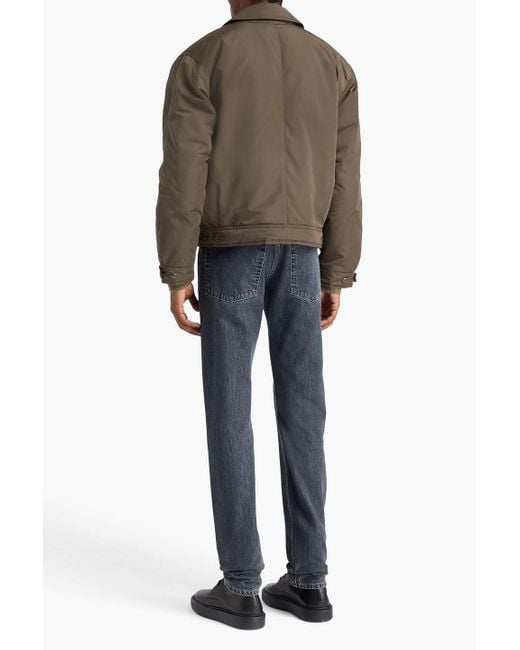 Officine Generale Brown Pete Padded Shell Jacket for men