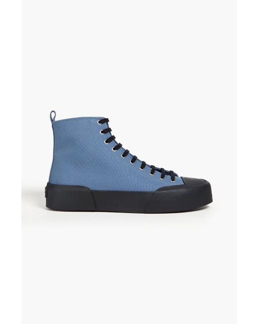 Jil Sander High-top-sneakers aus canvas in Blue für Herren