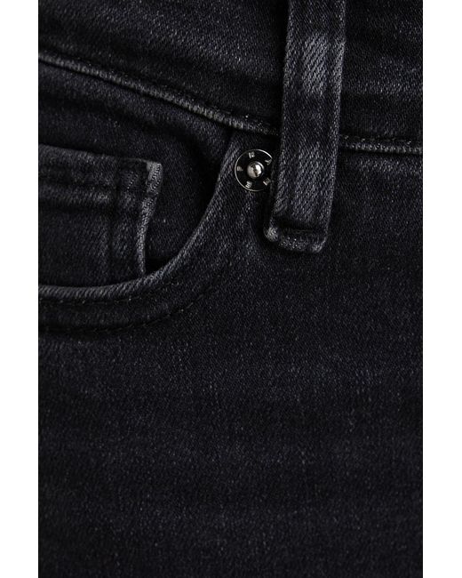 FRAME Blue Le Slim Palazzo High-rise Wide-leg Jeans