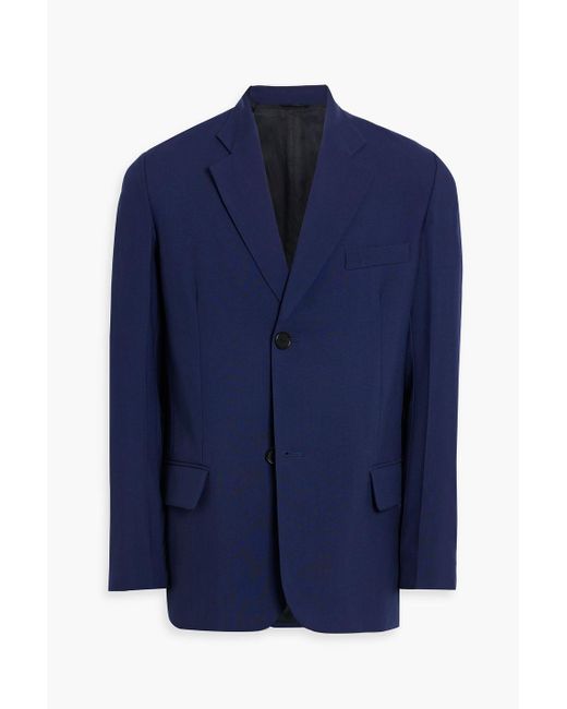 Marni Blue Oversized Wool Blazer for men