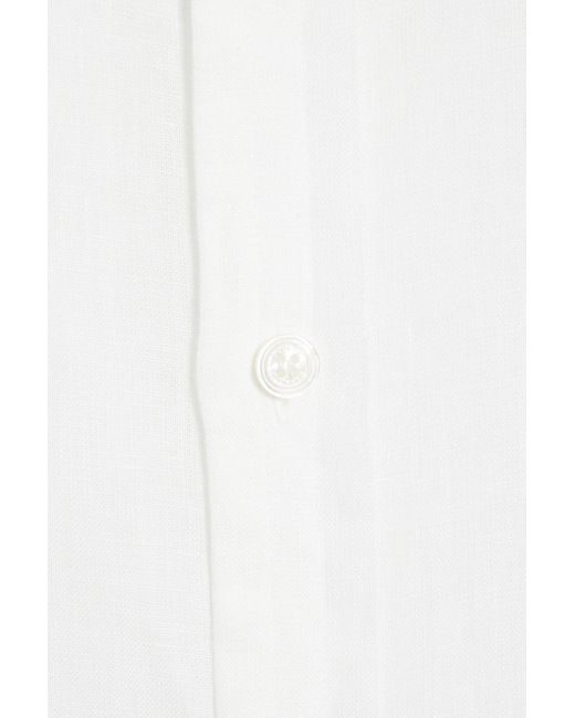 Dunhill White Linen Shirt for men