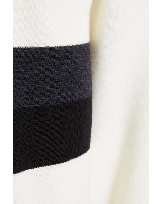 Aztech Mountain White Shell-trimmed Wool Sweater for men