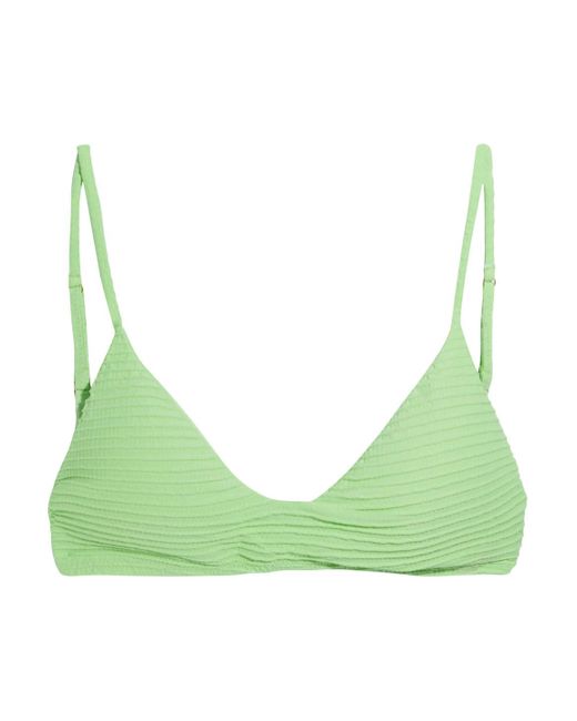 ViX Synthetic Dune Lili Ribbed Bikini Top in Light Green (Green) Lyst