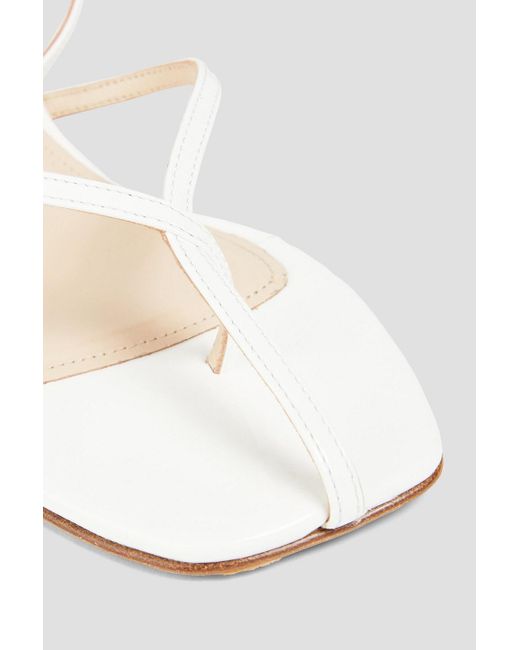 Elleme White Patent-leather Sandals