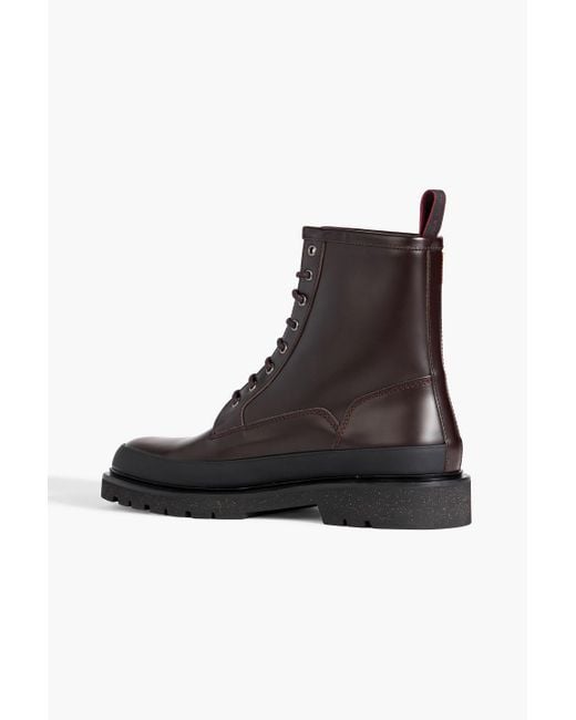 Paul Smith Black Barents Leather Boots for men