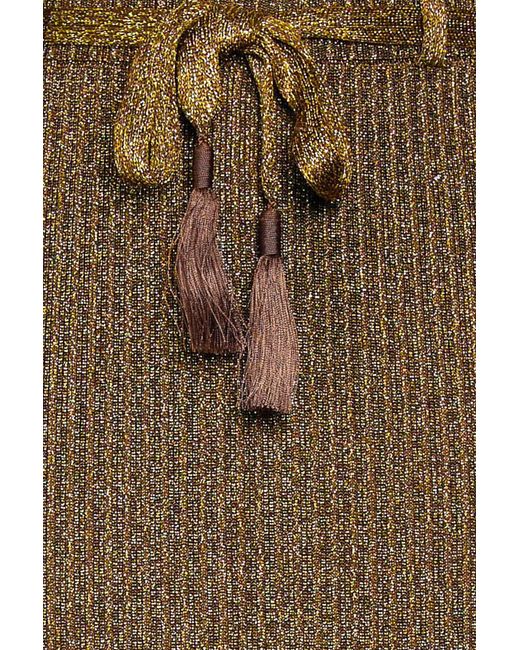 Tom Ford Natural Ribbed-Knit Maxi Skirt