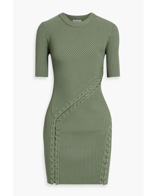 oversized knit maxi dress Libby Crochet Knit Oversized Flower Design Halter Texture Maxi Dress, Green / L