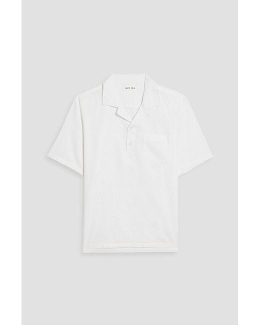 Alex Mill Men's White Som Linen And Cotton-Blend Shirt