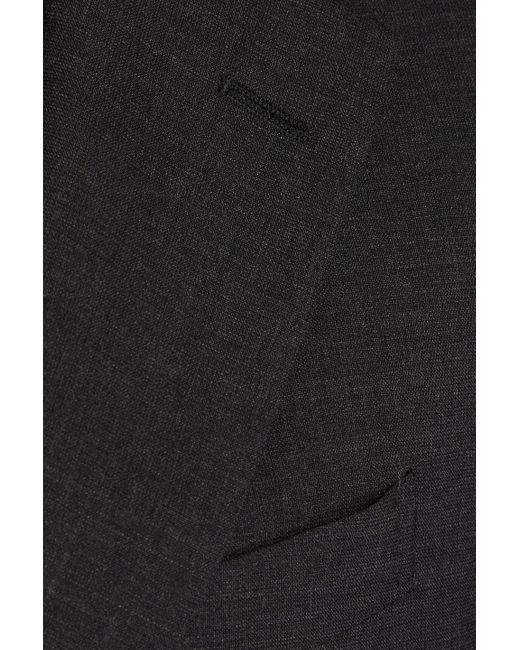 Boglioli Black Mélange Wool Suit for men