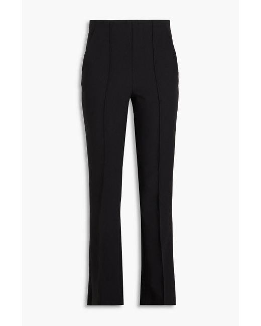 Veronica Beard Black Crepe Flared Pants