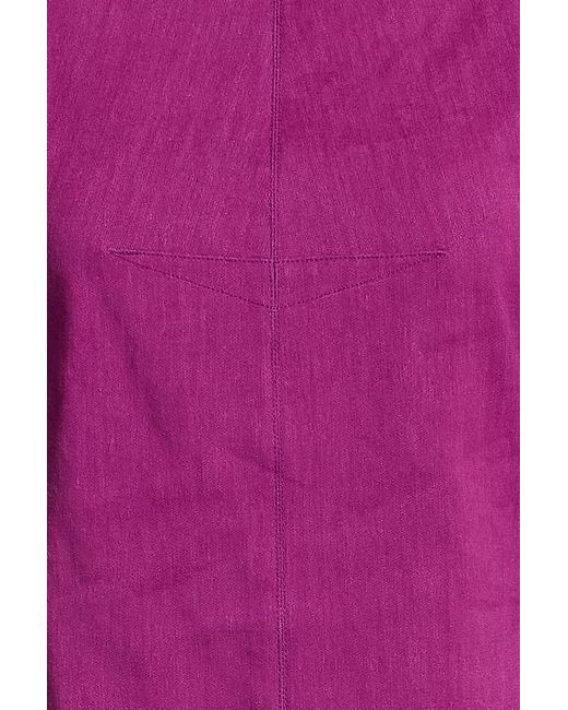 Isabel Marant Pink Hemp-blend Top