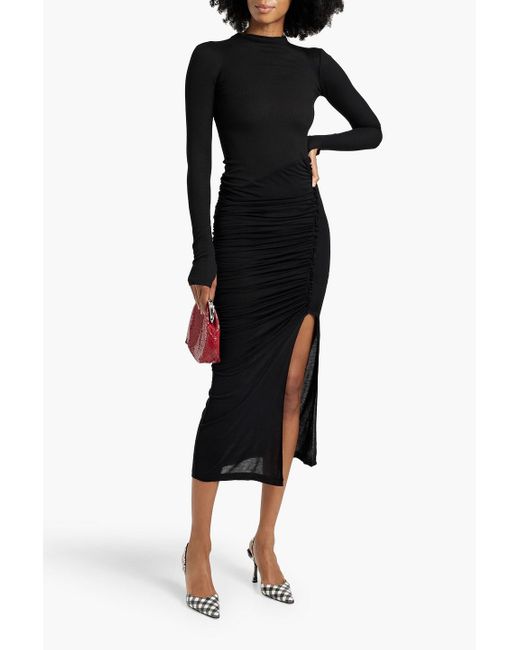 Helmut lang jersey cresty dress