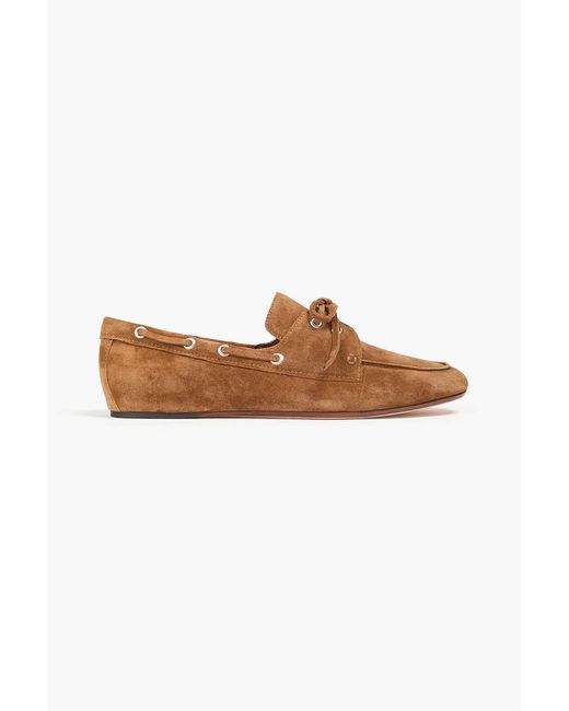Vince White Marin Suede Boat Shoes