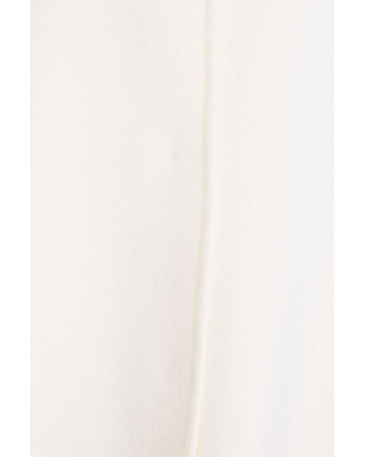 Loulou de Saison White Gio Wool And Cashmere-Blend Felt Coat