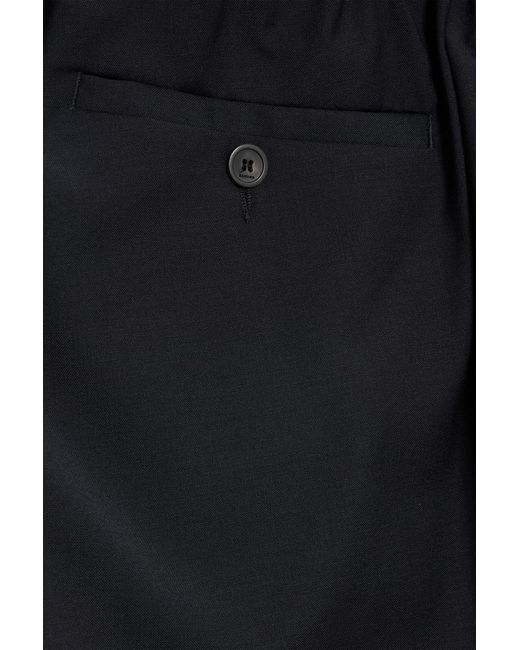 Sandro Blue Wool-Blend Pants for men
