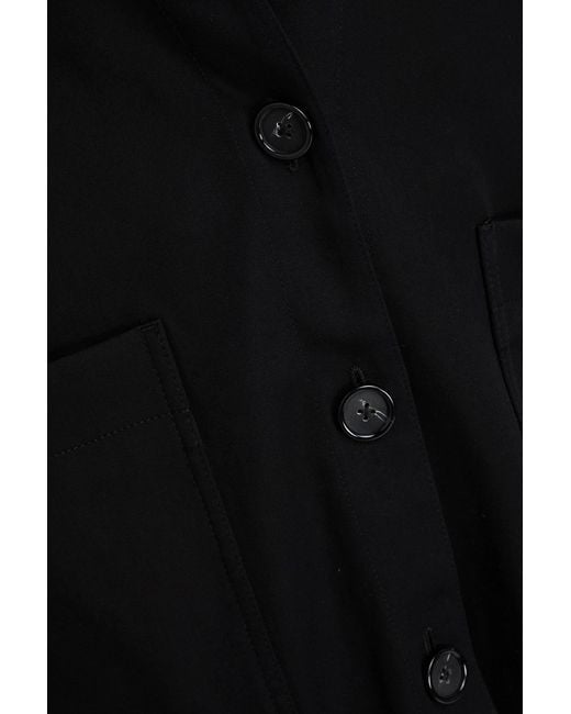Totême Black Cotton-gabardine Blazer