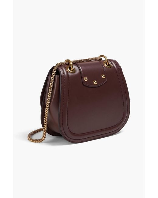 Dolce & Gabbana Brown Dg Amore Leather Cross-body Bag