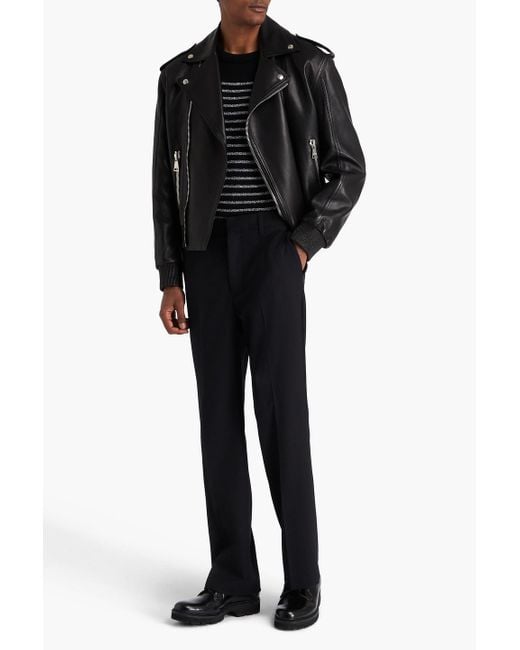 Rag & Bone Black Butler Wool-Blend Twill Pants for men