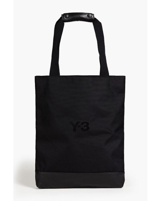 Y-3 Black Printed Shell Tote for men