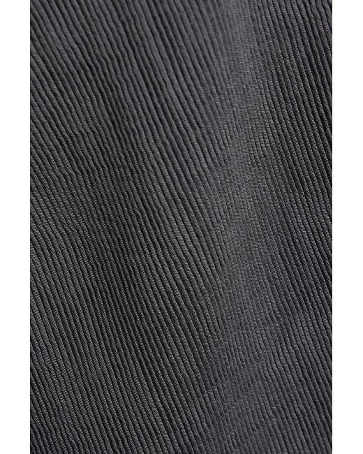 Sandro Gray Ribbed-Knit Jacket for men
