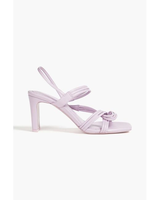 Sandro Pink Leather Sandals
