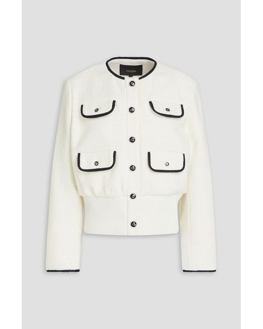 Maje Natural Tweed Jacket