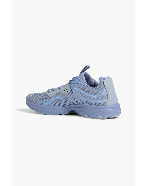 Acne Blue N3w Mesh And Rubber Sneakers for men