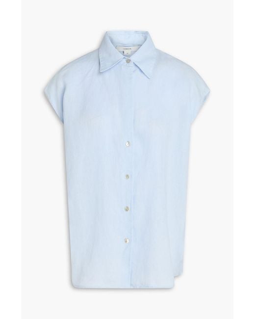 Vince Blue Linen Shirt