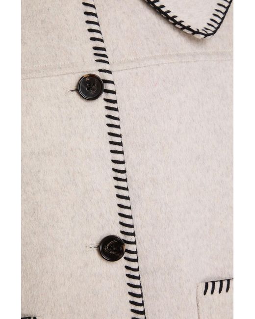 Rails Natural Patty Wool-blend Felt Jacket