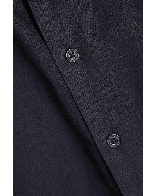Rag & Bone Blue Dalton Hemp And Cotton-blend Shirt for men