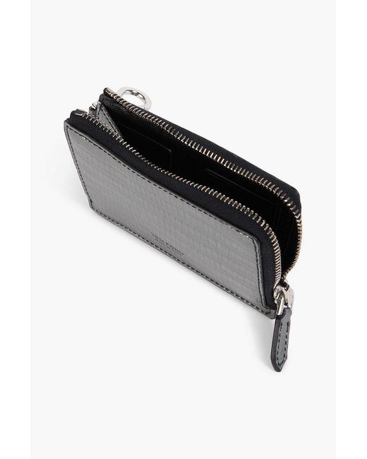 Tom Ford Metallic Lizard-effect Leather Cardholder for men