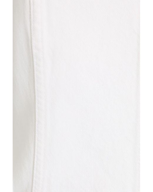 Mara Hoffman White Indya Denim Midi Dress