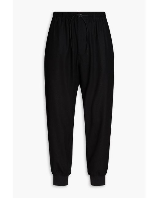 Y-3 Track pants aus filz mit print in Black für Herren