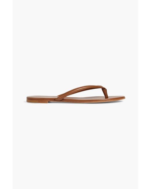 Gianvito Rossi White Calypso Leather Sandals