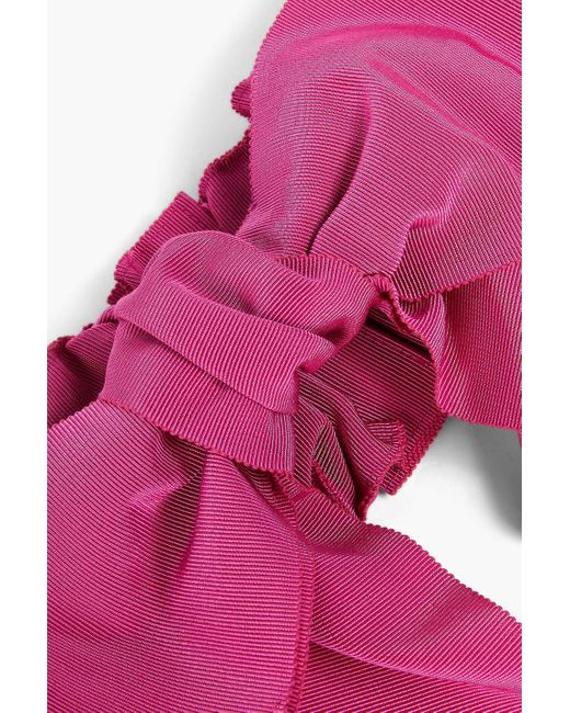 Red(v) Pink Gürtel aus ripsband aus einer baumwollmischung mit schleife