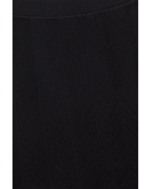 Missoni Black Wool-blend Mini Skirt