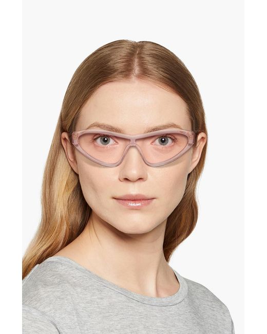 Zimmermann Pink Cat-Eye Acetate Sunglasses