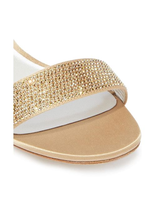 Rene Caovilla Pvc-trimmed Crystal 